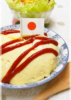 フライパン不要～レンジでオムライス✿-レシピのメイン写真