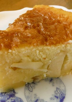 ノンオイル♪長イモとリンゴしっとりケーキ-レシピのメイン写真