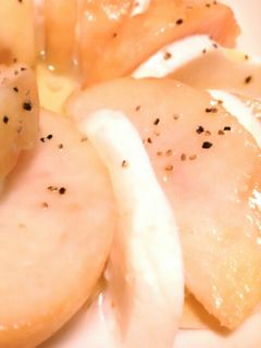 桃カプレーゼ-レシピのメイン写真