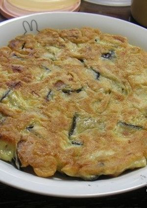 ふわふわ絶品！茄子のお好み焼き-レシピのメイン写真