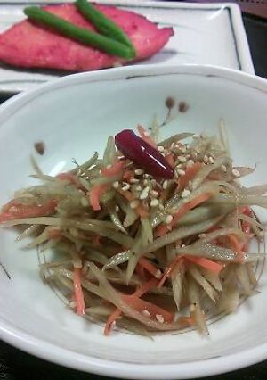 きんぴらごぼう（お弁当用にも）-レシピのメイン写真
