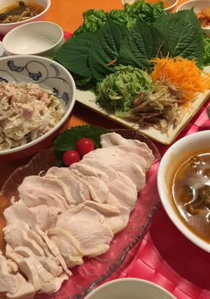 鶏ポッサム☆ゆで鶏胸肉でダイエットにも-レシピのメイン写真