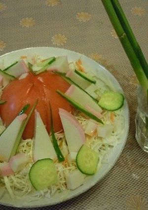 夏やさい　簡単ｻﾗﾀﾞ-レシピのメイン写真