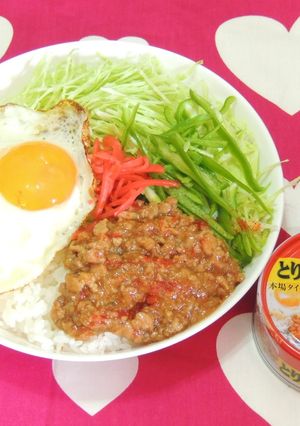 ガパオライス：いなば缶詰で　超簡単だよ　-レシピのメイン写真