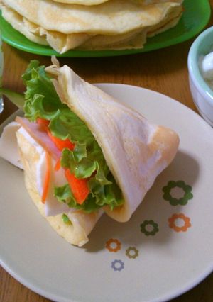 ホットケーキミックスで野菜巻き巻き-レシピのメイン写真