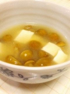 ナメコと豆腐の味噌汁〜(o˘◡˘o)-レシピのメイン写真