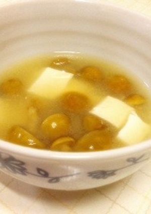 ナメコと豆腐の味噌汁〜(o˘◡˘o)-レシピのメイン写真