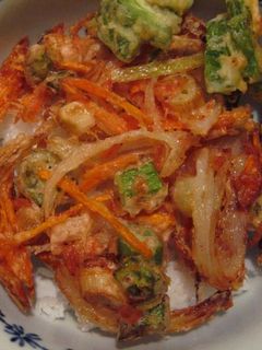 お店のような、大きなかき揚げ丼-レシピのメイン写真