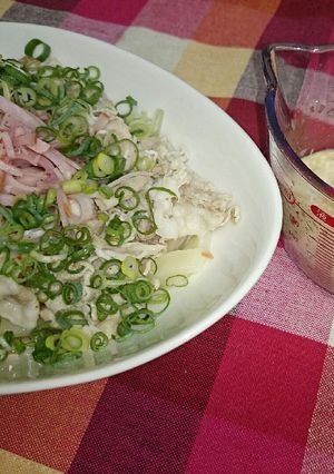 簡単！時短！ごまドレで冷やしうどん♡-レシピのメイン写真