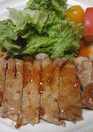 厚切り豚ロースdeトンテキ-レシピのメイン写真