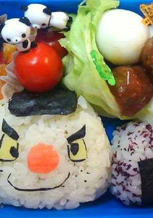 妖怪ウォッチ♥おにぎり侍のお弁当-レシピのメイン写真