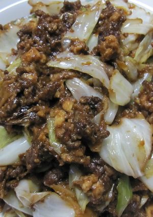 キャベツとミンチ肉のみそ炒め☆-レシピのメイン写真
