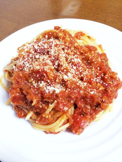 我が家自慢のトマトソースパスタ-レシピのメイン写真