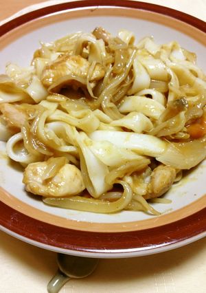鶏ちゃんカレーきしめん-レシピのメイン写真