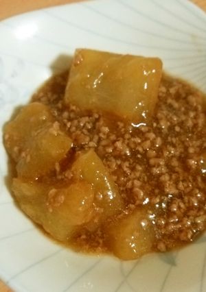 家の定番！冬瓜のトロトロそぼろ煮-レシピのメイン写真