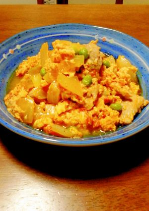 調理室ヨリ〜中華風トマト&肉の卵炒め☆-レシピのメイン写真