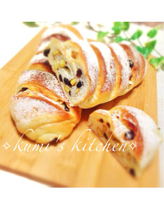 動画付♡さつまいもとレーズンふわふわパン-レシピのメイン写真