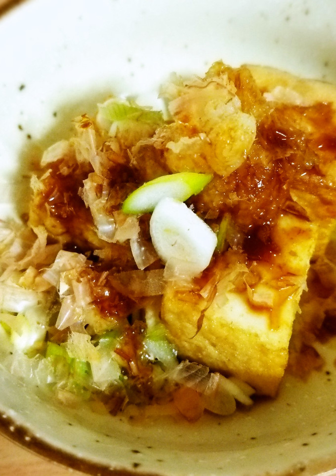 簡単！絹揚げ豆腐のおつまみ-レシピのメイン写真
