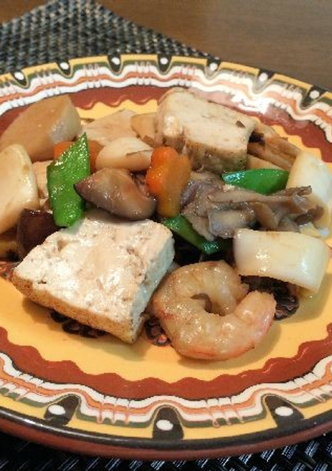 豆腐と海鮮の炒め煮-レシピのメイン写真