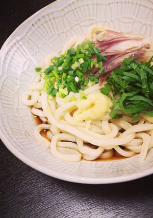 薬味たっぷりの、ぶっかけ讃岐うどん-レシピのメイン写真