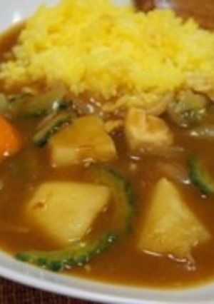 カロリーオフ☆ゴーヤで夏バテ解消カレー-レシピのメイン写真