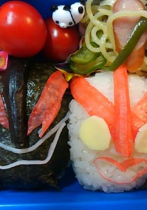 ウルトラマンギンガとベリアルのお弁当-レシピのメイン写真