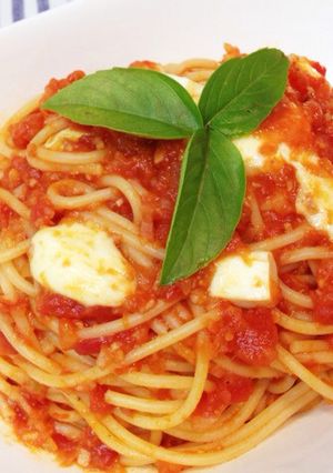 モッツァレラのトマトソースパスタ☆-レシピのメイン写真