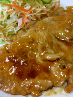 夜*我が家人気*豚ロース蜂蜜しょうが焼き-レシピのメイン写真