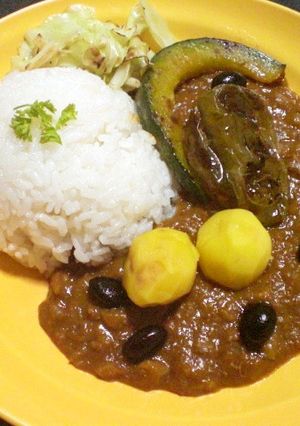 黒豆＆まるごと野菜カレー-レシピのメイン写真