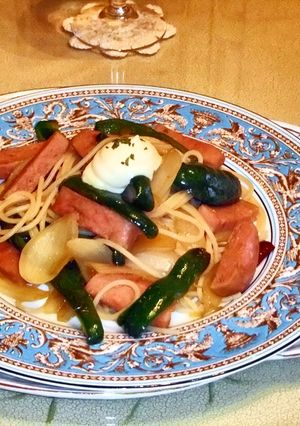 スパム入りパスタ-レシピのメイン写真