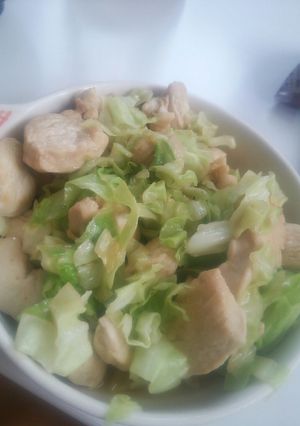 だしのもとのキャベツむね肉-レシピのメイン写真