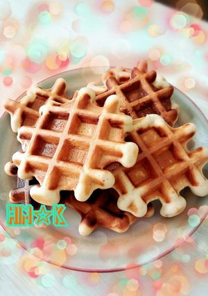 簡単ワッフル☆ホットケーキミックス-レシピのメイン写真