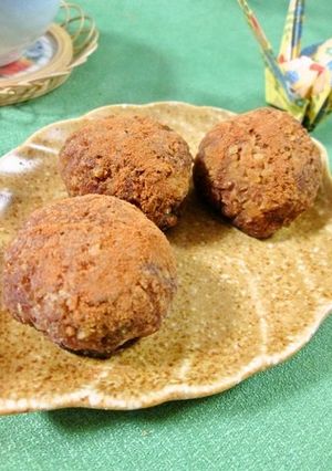レンジで簡単♫高野豆腐のヘルシー饅頭-レシピのメイン写真