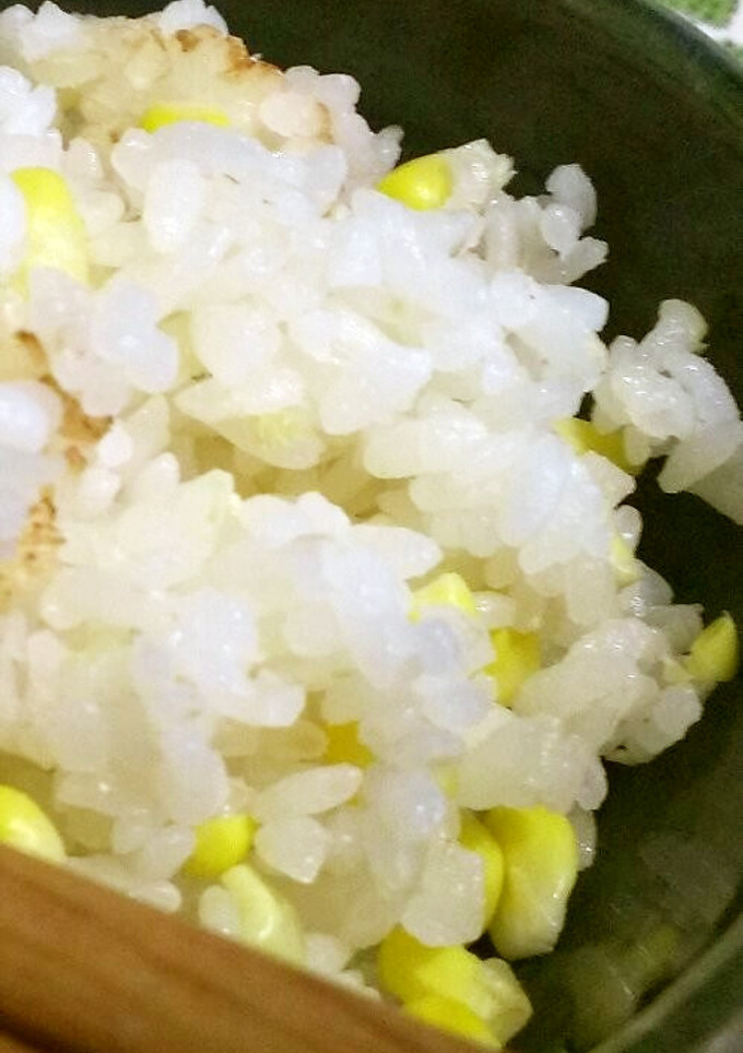 お鍋で☆彡とうもろこしゴハン-レシピのメイン写真