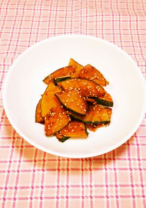 カボチャの簡単炒り煮-レシピのメイン写真
