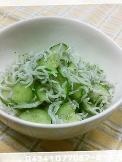 しらすきゅうり-レシピのメイン写真