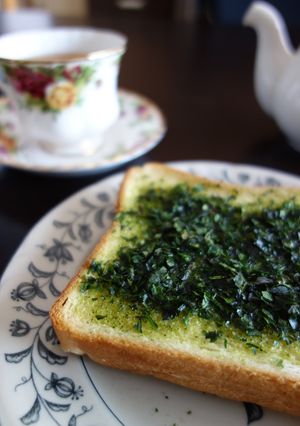 サクサクおいしい、碾茶入り抹茶トースト-レシピのメイン写真