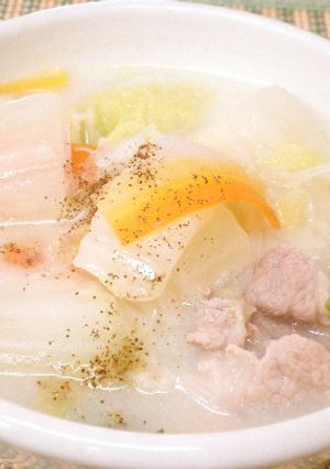 白菜と春雨の優しい中華スープ-レシピのメイン写真