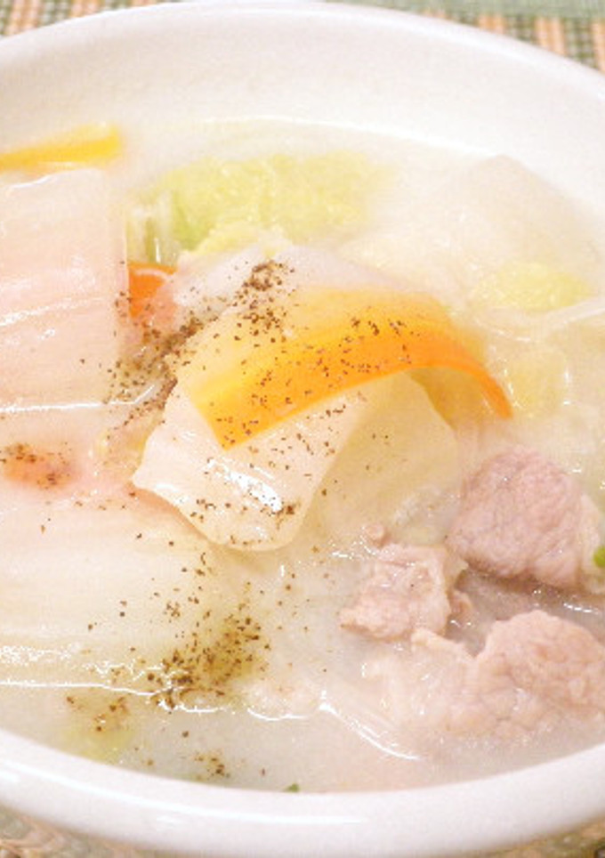白菜と春雨の優しい中華スープ-レシピのメイン写真