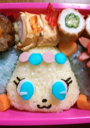 ジュエルペット♥サフィ キャラ弁-レシピのメイン写真