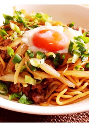 卵がからんで絶品すき焼きパスタ　-レシピのメイン写真
