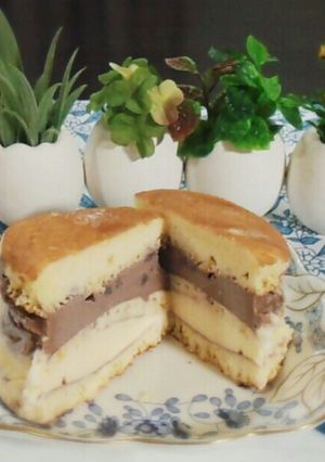 ホットケーキアイスサンド-レシピのメイン写真