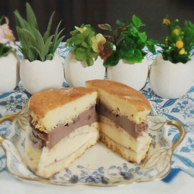 ■ご依頼の品■ 「木のおもちゃ　アイスバー、ホットケーキ、カツ・卵サンド」 キョロチキ先輩のホットケーキサンドアイス | アイスマン福留の