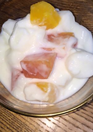 めっちゃ簡単！新食感のフルーツババロア-レシピのメイン写真