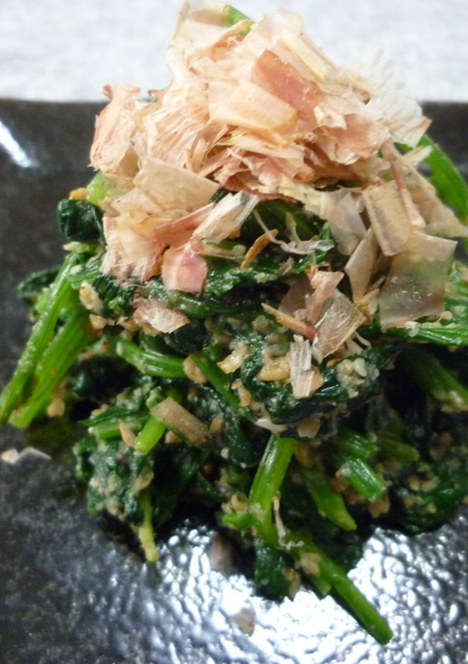 基本のほうれん草のゴマ和え-レシピのメイン写真