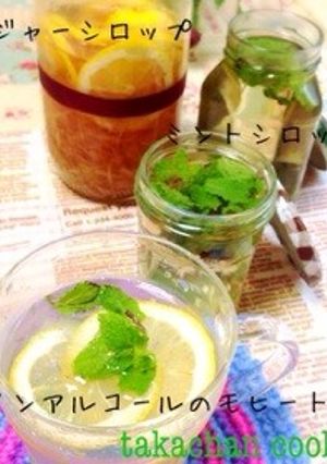 ミントシロップ-レシピのメイン写真