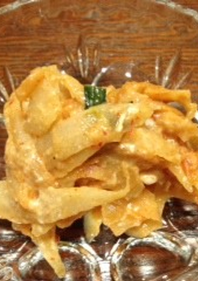 ごぼうとキムチの和え物-レシピのメイン写真