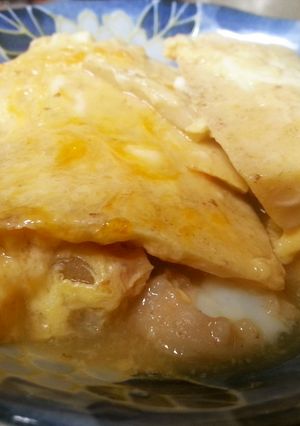 高野豆腐の卵とじ-レシピのメイン写真