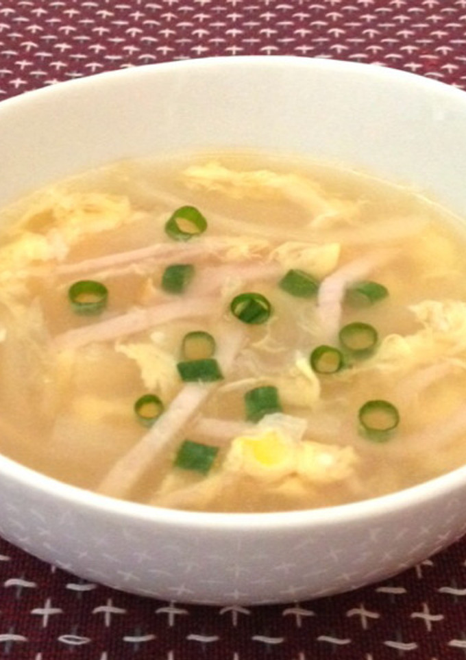 ハムと白菜の中華風スープ-レシピのメイン写真