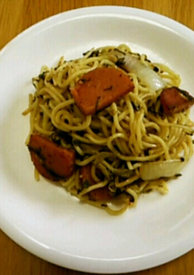 高菜と魚肉ソーセージのしょうゆ焼そば-レシピのメイン写真